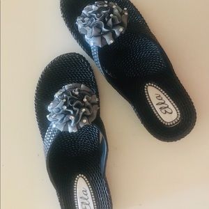 Ella Pom Pom Sandals